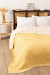 DC Home lovatiesė Muslin Yellow, 230x250 cm