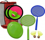 Lauko žaidimų rinkinys Enero Toys 3 in1, įvairių spalvų