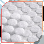 Lipni Velcro 15mm apvali su klijais 600vnt