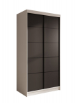 Spinta ADRK Furniture Verto 100, juoda/ruda