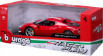 Model automobilio Ferrari 296 Gtb Assetto Fiorano 1:18 Bburago raudonas