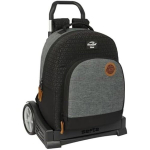 Mokyklinis Kuprinė - SAFTA - BLACKFIT8 Senosios Mokyklos - Ergonomi&scaron;ka - Vežimėlis - Juoda