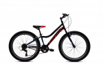 Kalnų dviratis Capriolo MTB Diavolo 400, 24 colių, juodas/raudonas