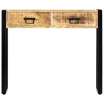 Konsolinis staliukas，konsolinis stalas, 90x30x75 cm, mango medienos masyvas CFE16774