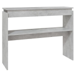 Konsolinis staliukas，konsolinis stalas, betono, 102x30x80cm, apdirbta mediena CFE40362