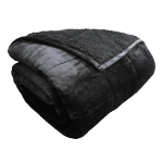 Polar Night Sunki Antklodė 135x200cm sherpa black, 7kg