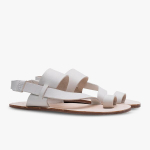 Moteri&scaron;ki batai VivoBarefoot Opanka Sandal, balti