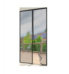 Wzlxcxxy magnetinis durų tinklelis nuo vabzdžių 60&times;180 cm, juodas