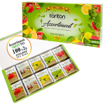 Ceilono žaliosios arbatos Asorti mai&scaron;eliuose 100 vnt (5 rū&scaron;ių x 20 vnt.), Tarlton, 200g