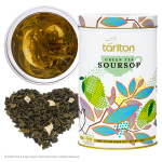 Ceilono Žalioji birių lapų arbata su Soursop (graviola, guanaban, dygliuotoji anona), Tarlton, 100g