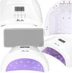 UV/LED nagų lempa LED 1S PRO, 48 W, su telefono laikikliu, balta