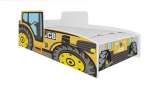 Vaiki&scaron;ka lova ADRK Furniture Tractor, 160x80 cm, geltona