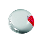 Flexi LED žibintuvėlis Lighting System prie pavadėlio, &scaron;viesiai pilkas