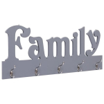 Paltų kabykla Family, pilka