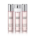 Tualetinis vanduo Chanel Chance Eau Tendre EDT moterims, 3 x 20 ml