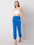 Laisvalaikio kelnės moterims Rue Paris, mėlynos