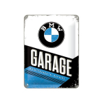 Metalinė lentelė, 15x20 cm BMW Garage