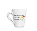 Puodelis &bdquo;Mylimiausiam krik&scaron;to tėveliui&ldquo;