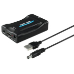 AV/SCART į HDMI keitiklis &ndash; Hama &ndash; Full-HD 1080p &ndash; Suderinamas su NTSC &ndash; USB priedas įtrauktas