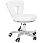 Pedikiūro kosmetinė taburetė 9266 balta