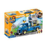 PLAYMOBIL - 70915 - ANTIS ON KVIETIMAS - Policijos transporto priemonė - Su 2 personažais ir 1 mini policijos automobiliu