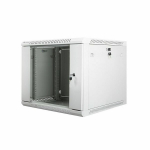 LANBERG 19 colių pakabinama spinta 9U 600X600mm pilka (stiklinės durys) - WF01-6609-10S