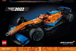 LEGO&reg; 42141 Technic McLaren Formula 1 2022 lenktyninis automobilis, F1 mastelio modelis, konstravimo rinkinys, modelių rinkinys suaugusiems