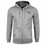 Vyri&scaron;kas bluzonas Puma ESS SMALL LOGO FZ HOODIE, pilkas 586702 53 38843, S