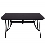 Lauko stalas Springos GF1038, juodas