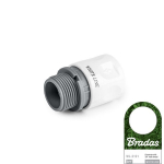 Greita jungtis su i&scaron;oriniu sriegiu 3/4" Bradas WHITE LINE STANDARD