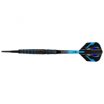 Smiginio strėlytės Harrows Spina Black 90% Softip, 3 vnt., juodos, mėlynos, 18 gr