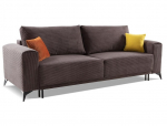 Trivietė sofa - lova Nora, ruda