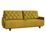 Trivietė sofa - lova Kari, geltona