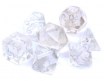 Kri&scaron;tolinių kauliukų rinkinys Rebel RPG Dice Set - Crystal - Transparent