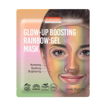 Hidrogelinė vegani&scaron;ka veido kaukė Purederm Glow-Up Boosting Rainbow Gel Mask, 22g