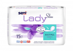 Urologiniai įklotai Seni Lady Slim Extra moterims, 15 vnt.