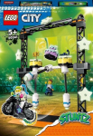 LEGO&reg; 60341 City Stuntz The Stunt Challenge: The Rockers, Stunt Bike Adventure motociklų žaislas mergaitėms ir berniukams nuo 5 metų