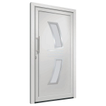 Lauko durys vidaXL 3057563 108x200 cm, baltos
