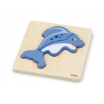Pirmoji medinė dėlionė Viga Dolphin