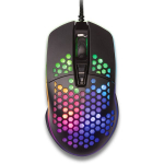 Pelė žaidimams YENKEE SHOTGUN-B, 6651IC sensorius, 6400DPI, 7 mygtukai, 1.4m