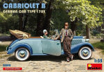 Miniart - Mercedes-Benz 170 Cabriolet B German Car Type 170V, 1/35, 38018