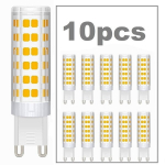 LED lemputės 10vnt pakuotė G.LUX GR-LED-G9-8W 4000K