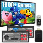 Retro žaidimų konsolė HappyJoe 1800 Games + Download, 4K HDMI HD