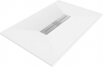 Stačiakampis du&scaron;o padėklas Mexen Toro SMC su sifonu, White, 100x70,80,90 cm