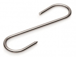 Nerūdijančio plieno kablys mėsai, 20cm, 9 mm