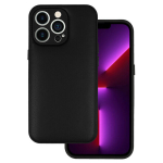 Leather 3D skirtas iPhone 14 D1, juodas