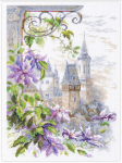 Siuvinėjimo rinkinys Magic Needle Fragrance of Clematis 250-064