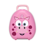 Ne&scaron;iojamas naktipuodis My Carry Potty Drakonas, rožinis