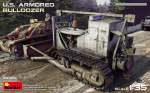 Klijuojamas Modelis MiniArt 35403 U.S. Armored Bulldozer 1/35