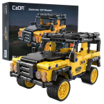 Konstruktorius CaDA Defender Off-Roader Pull-back Terrain, C52028W, 389 det.